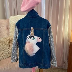 Girls unicorn jacket